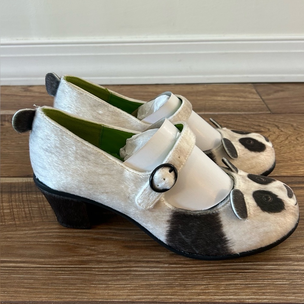 Hot Chocolate Design Panda Chocolaticas Mary Jane Heels Women's 7 New In Box - Picture 3 of 11
